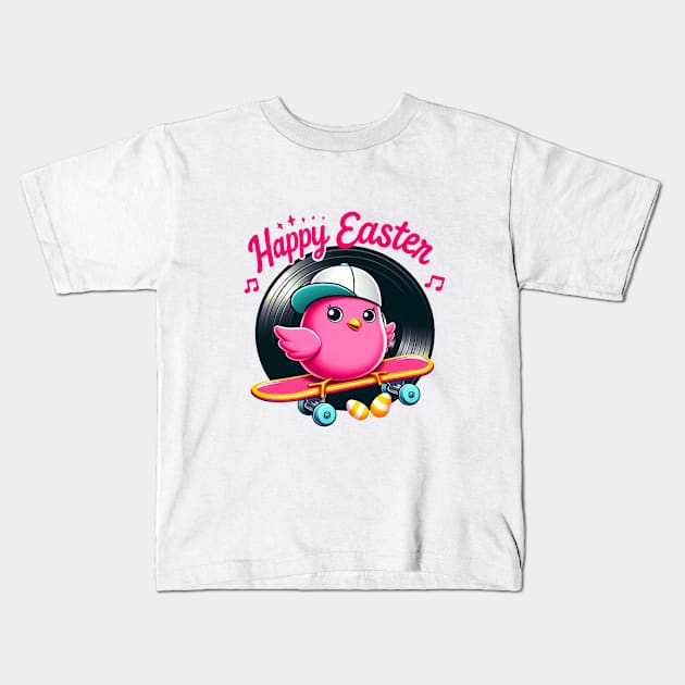 easter peeps vinyl Kids T-Shirt by BukovskyART